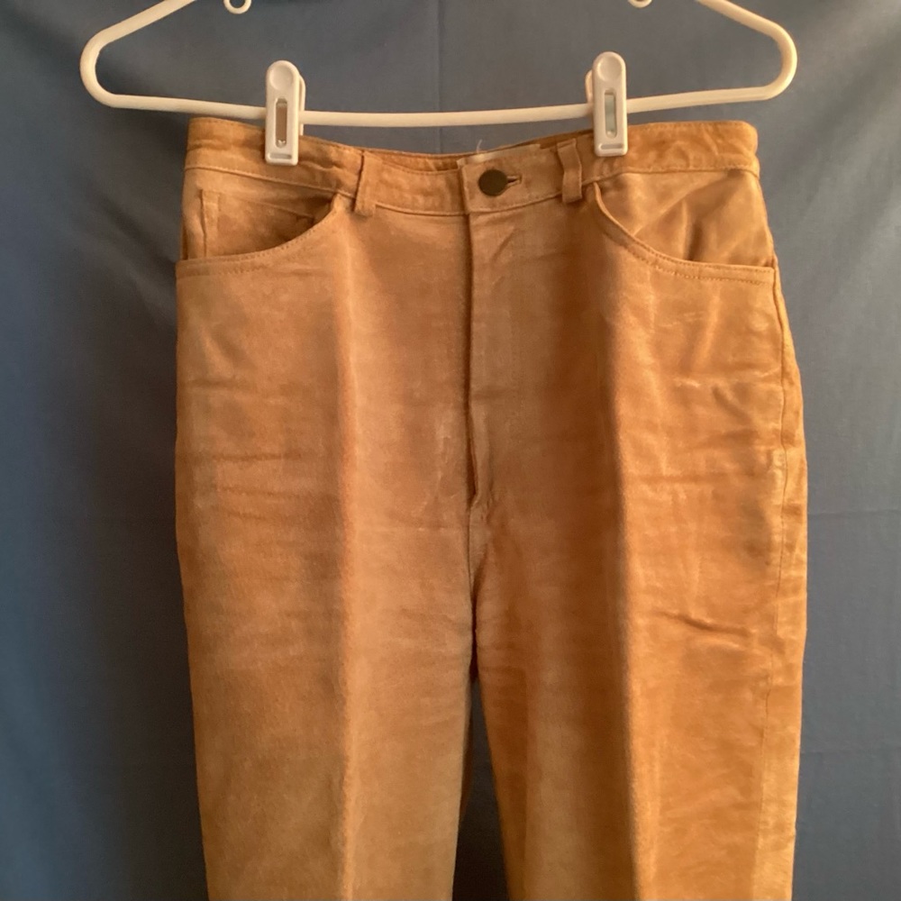Beautiful Suede Leather Jeans